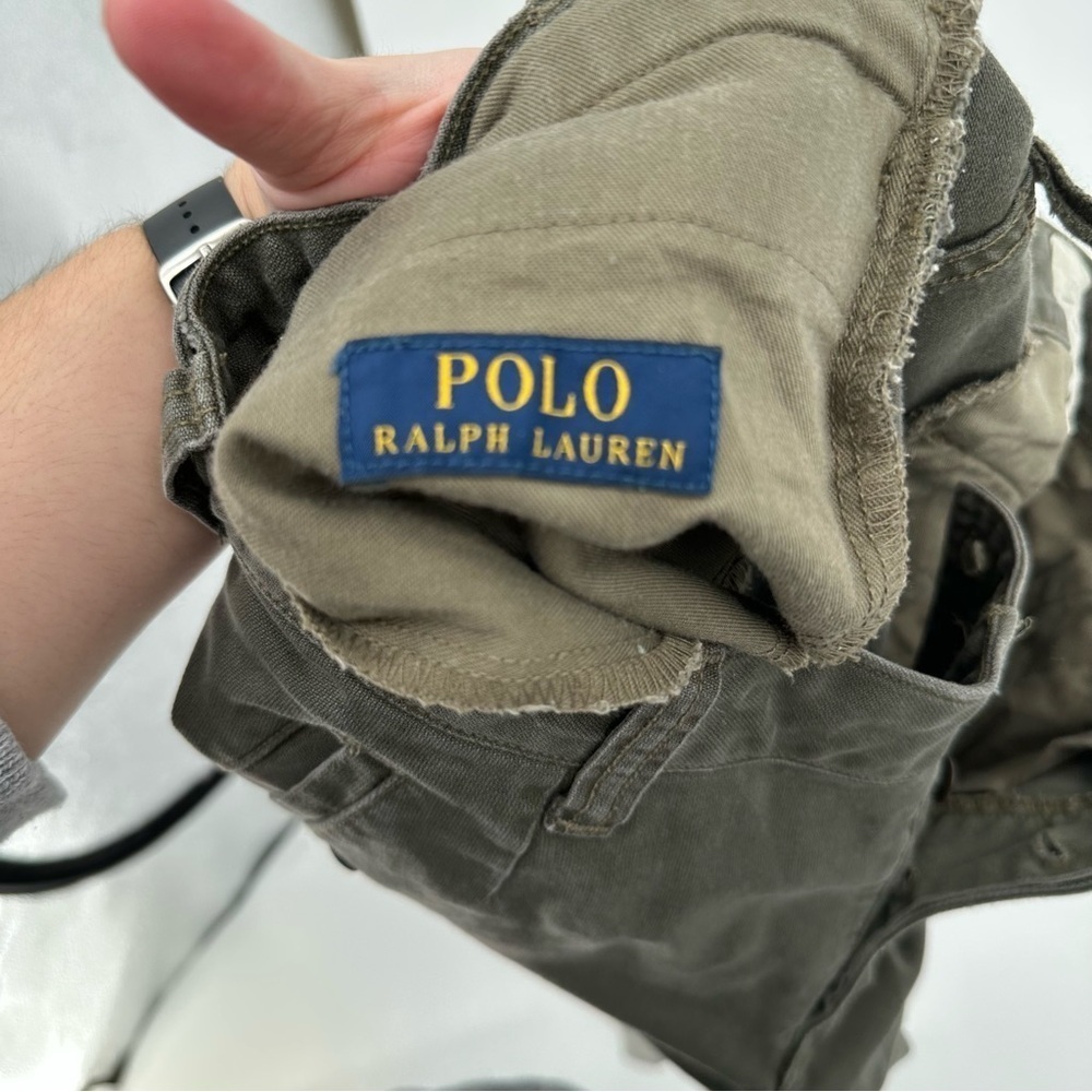 Polo Ralph Lauren Military Surplus Green Cargo Pants Mens Size 32x30 - Picture 7 of 10